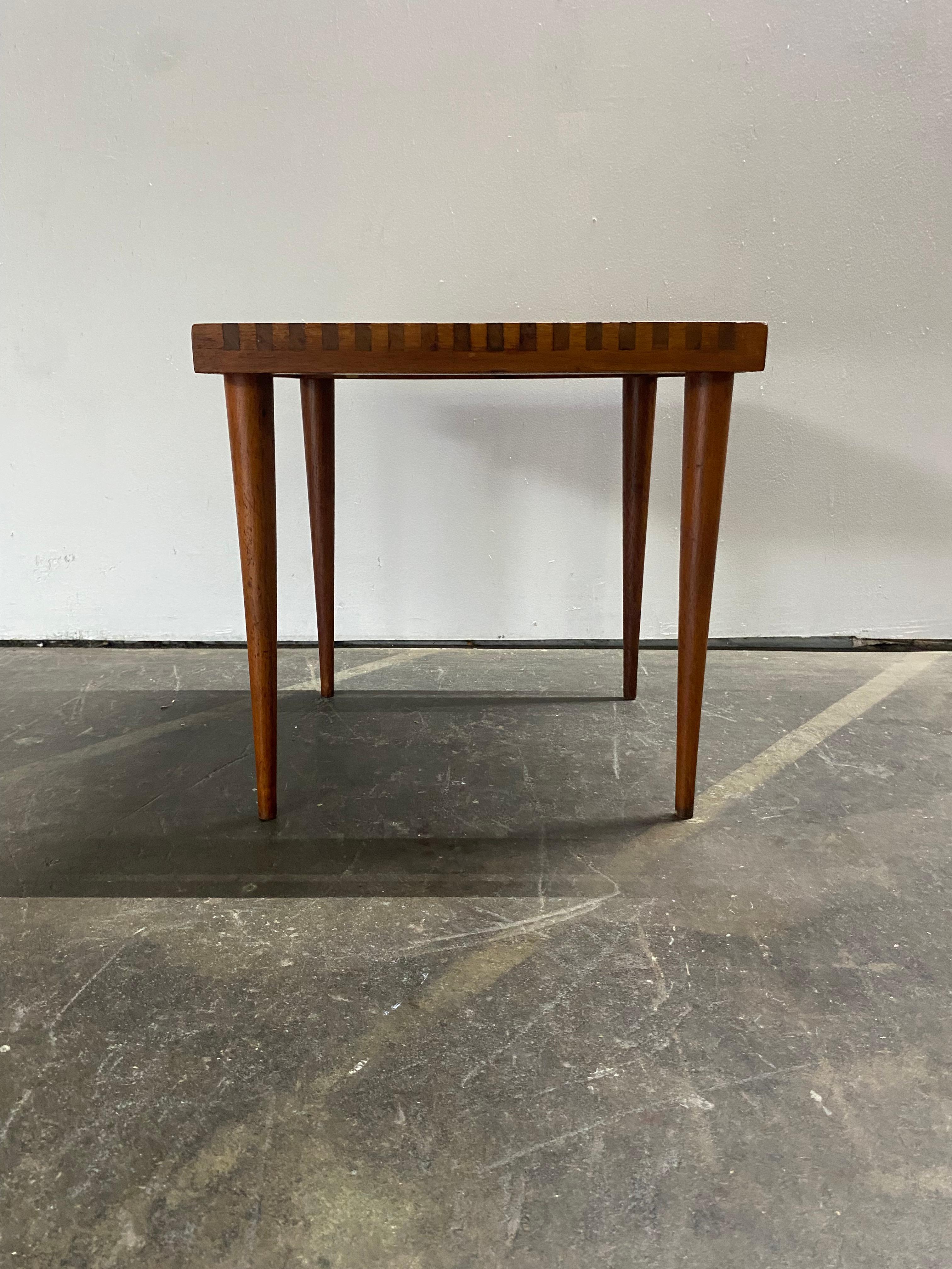 Mid-Century Modern Mel Smilow Slat End / Side Table