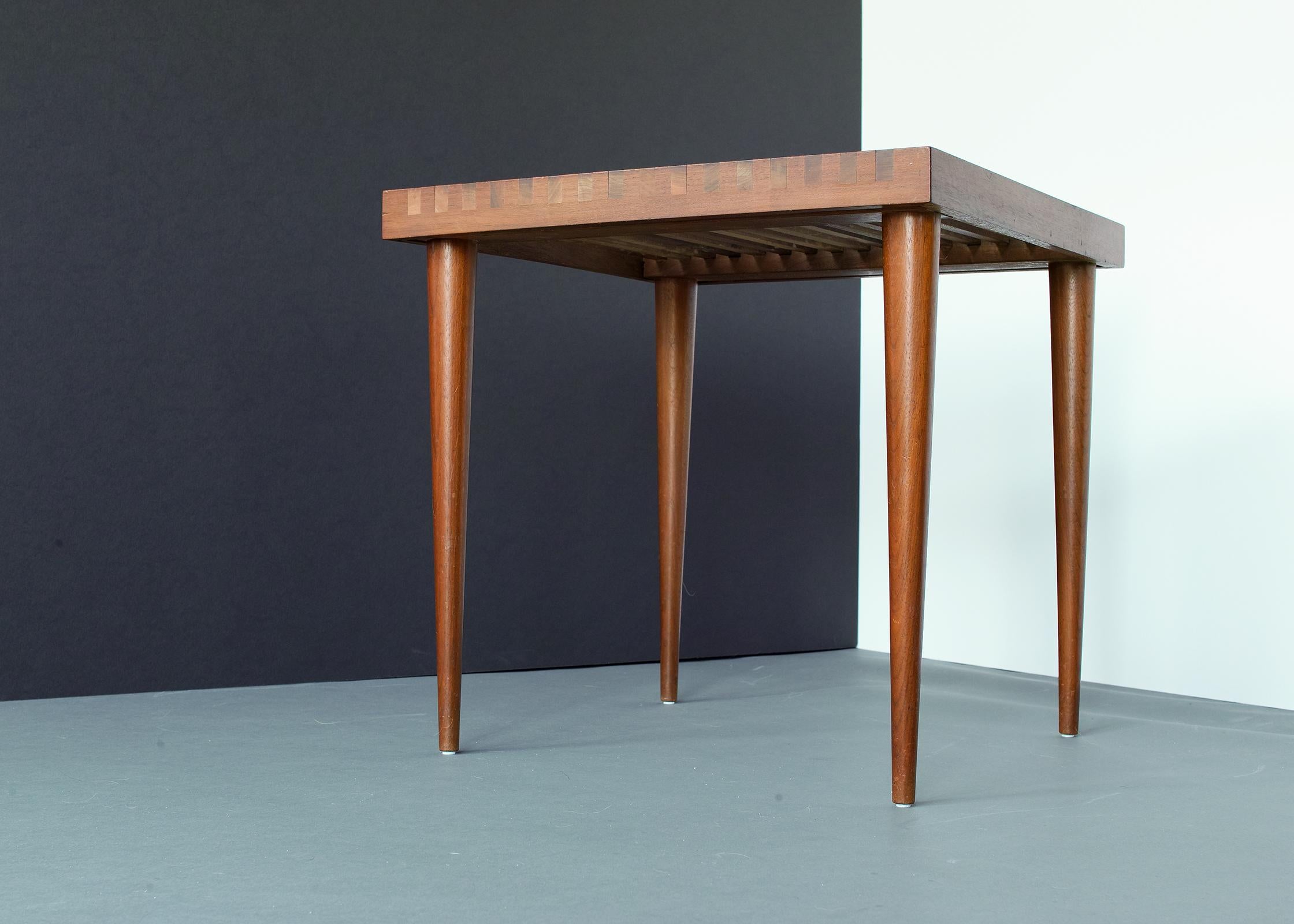 Mid-Century Modern Mel Smilow Slat Side Table
