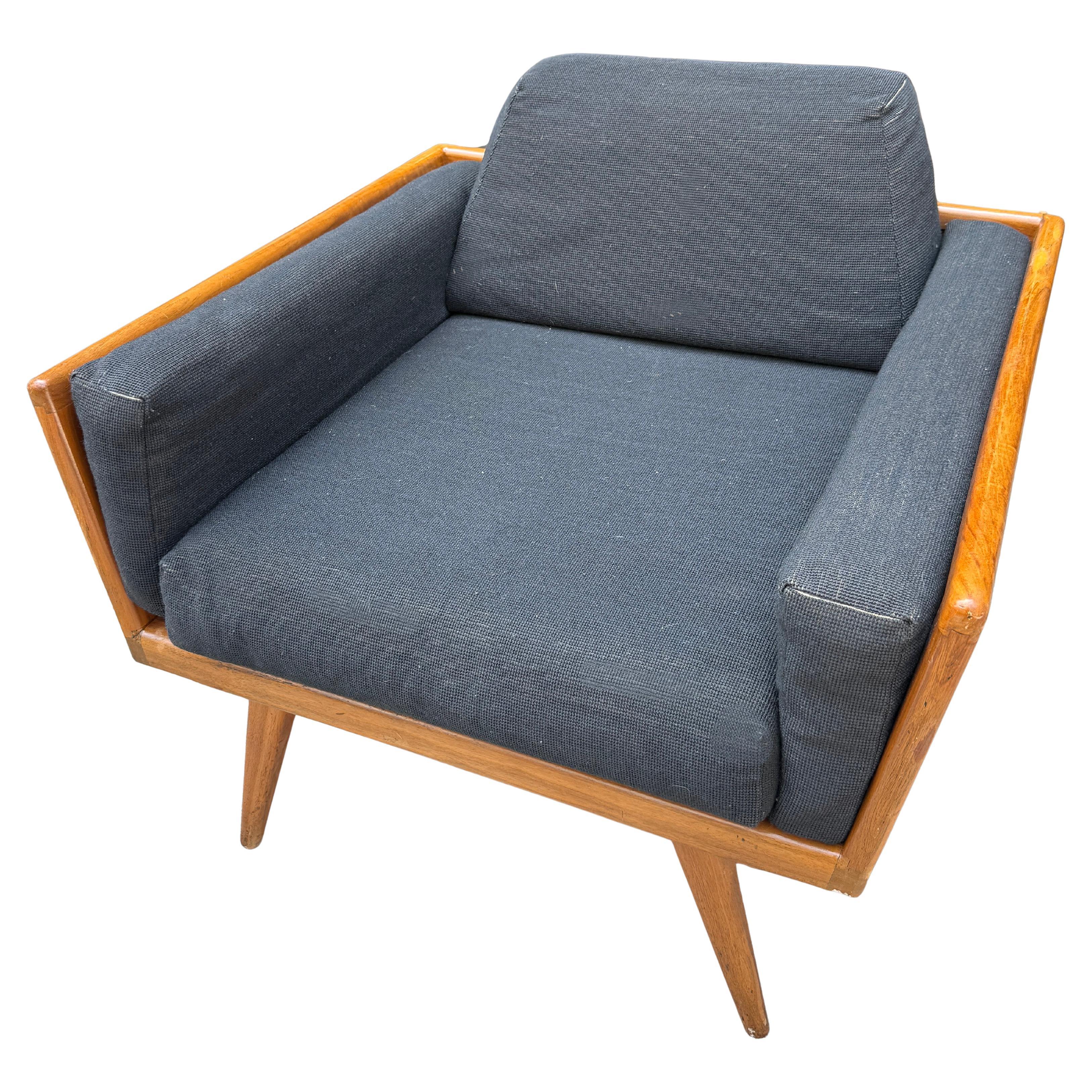 Silla de salón Mel Smilow de nogal, años 50 en venta 3
