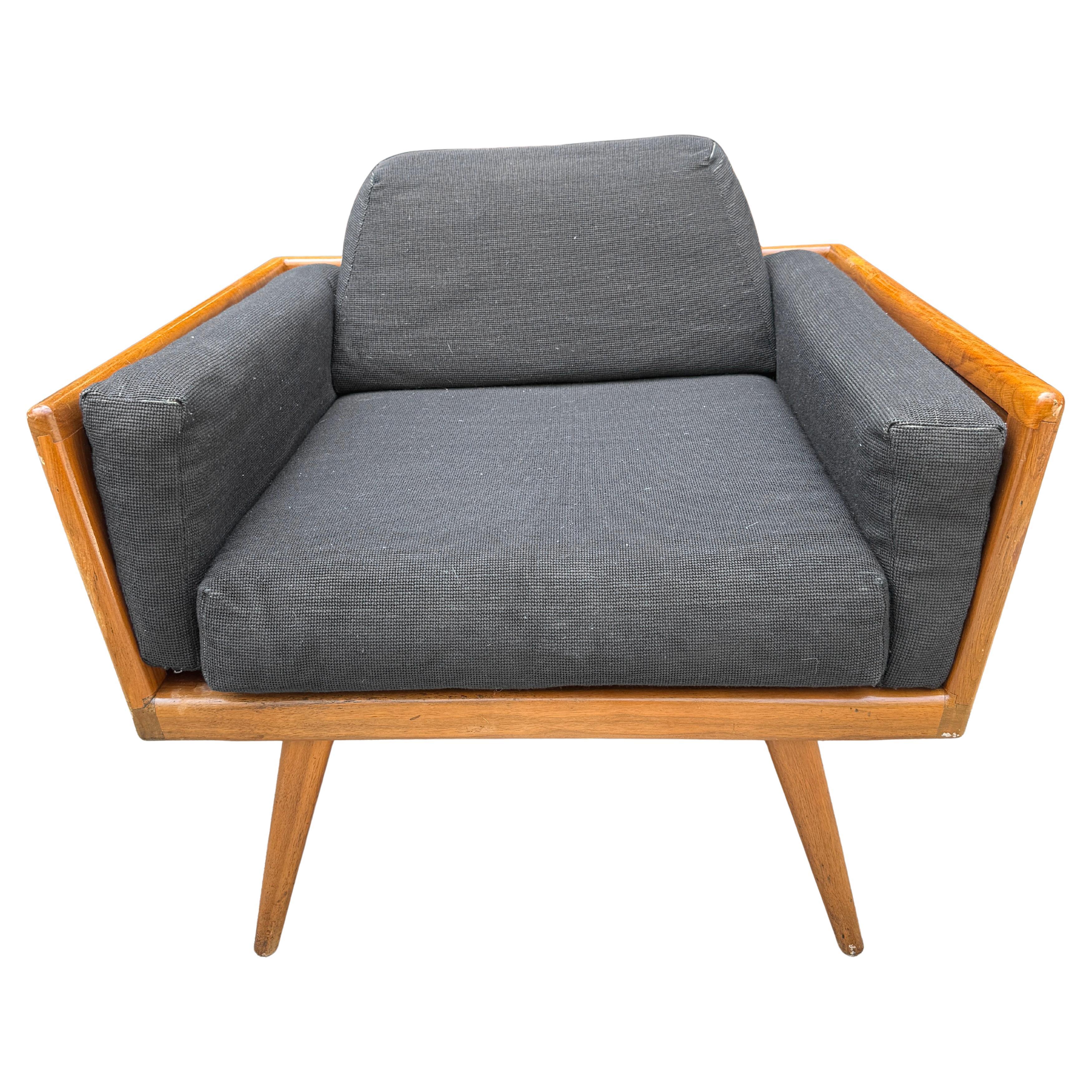 Silla de salón Mel Smilow de nogal, años 50 en venta 5