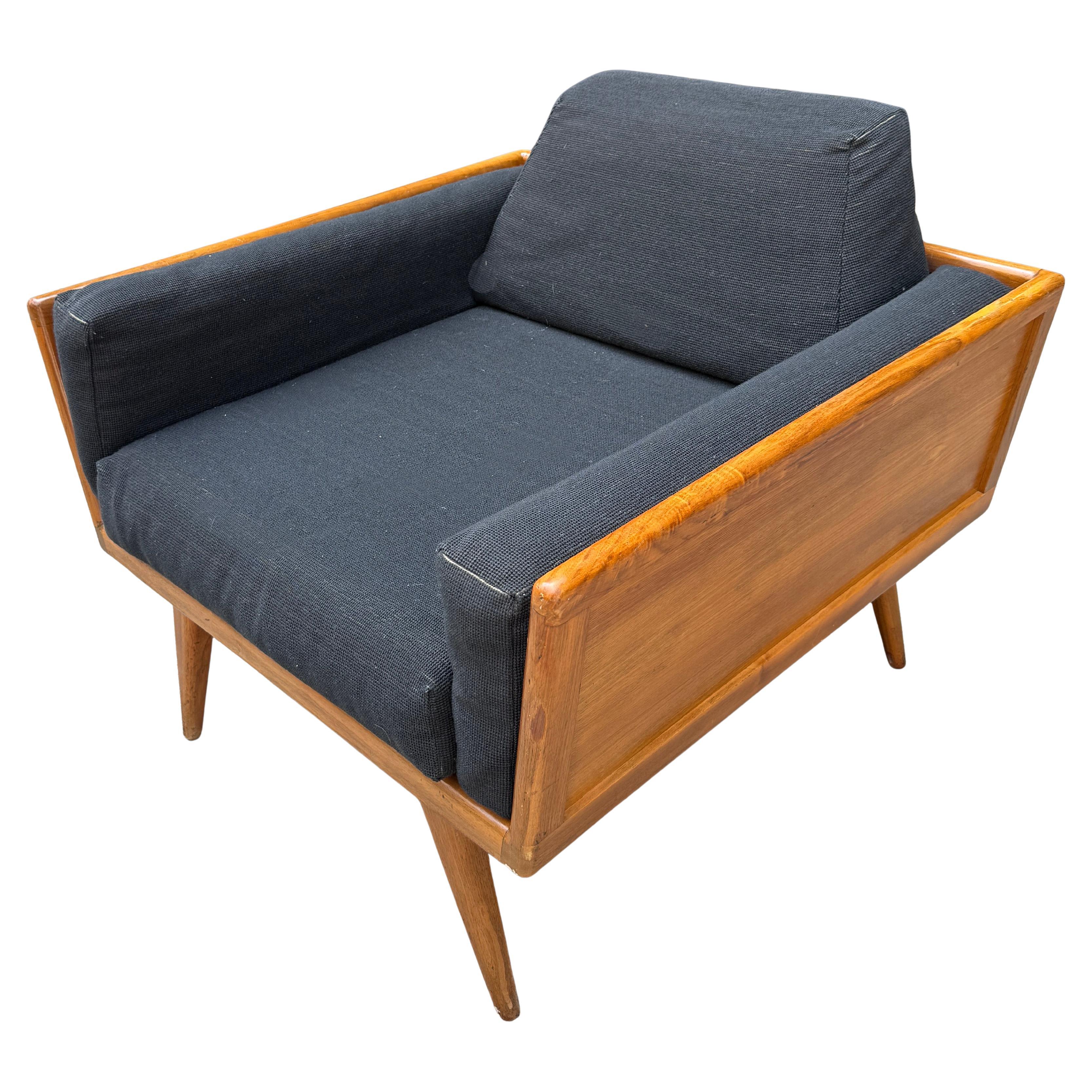 Silla de salón Mel Smilow de nogal, años 50 en venta 2
