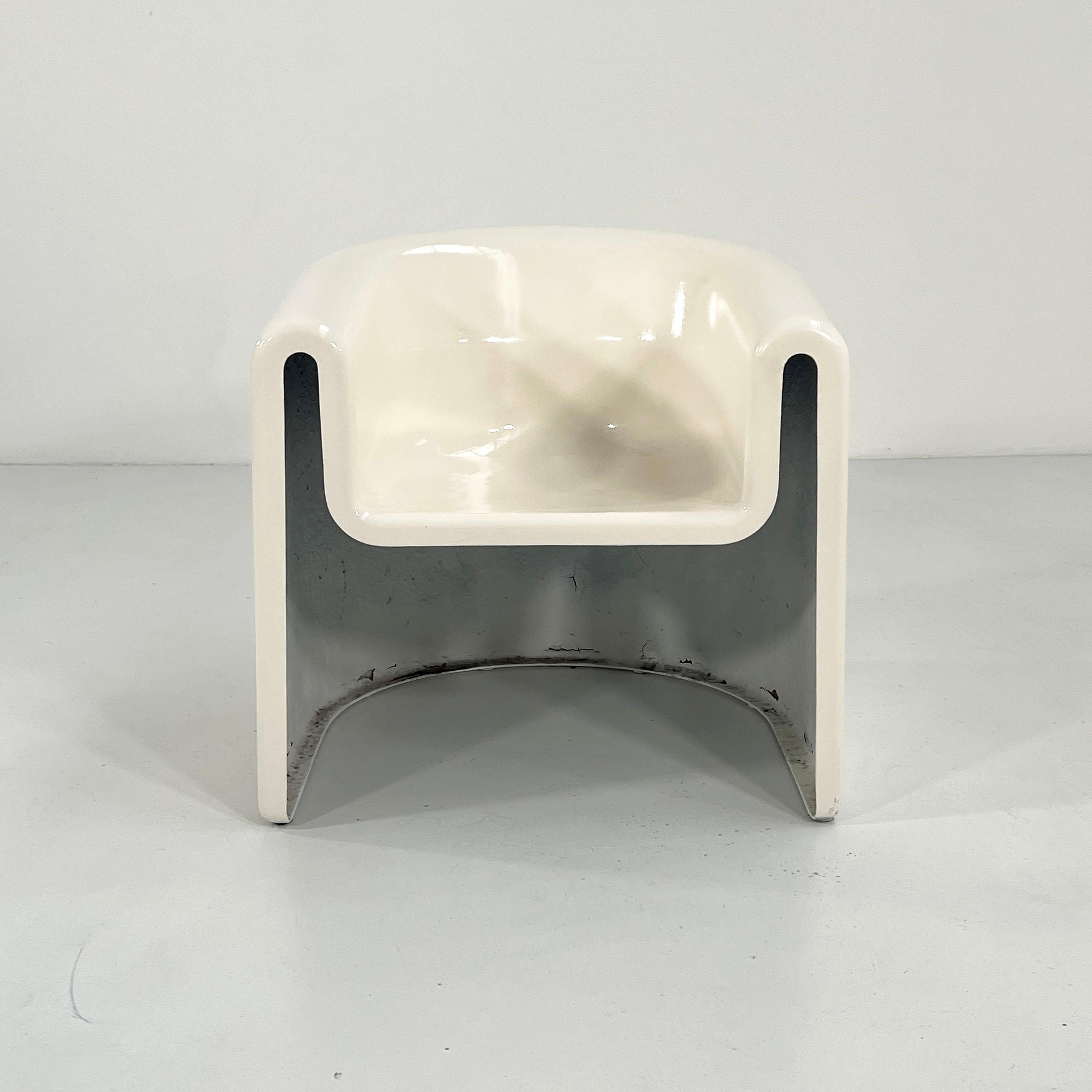 Mid-Century Modern Melaina Fiberglass Chair by Rodolfo Bonetto for Driade, 1980s