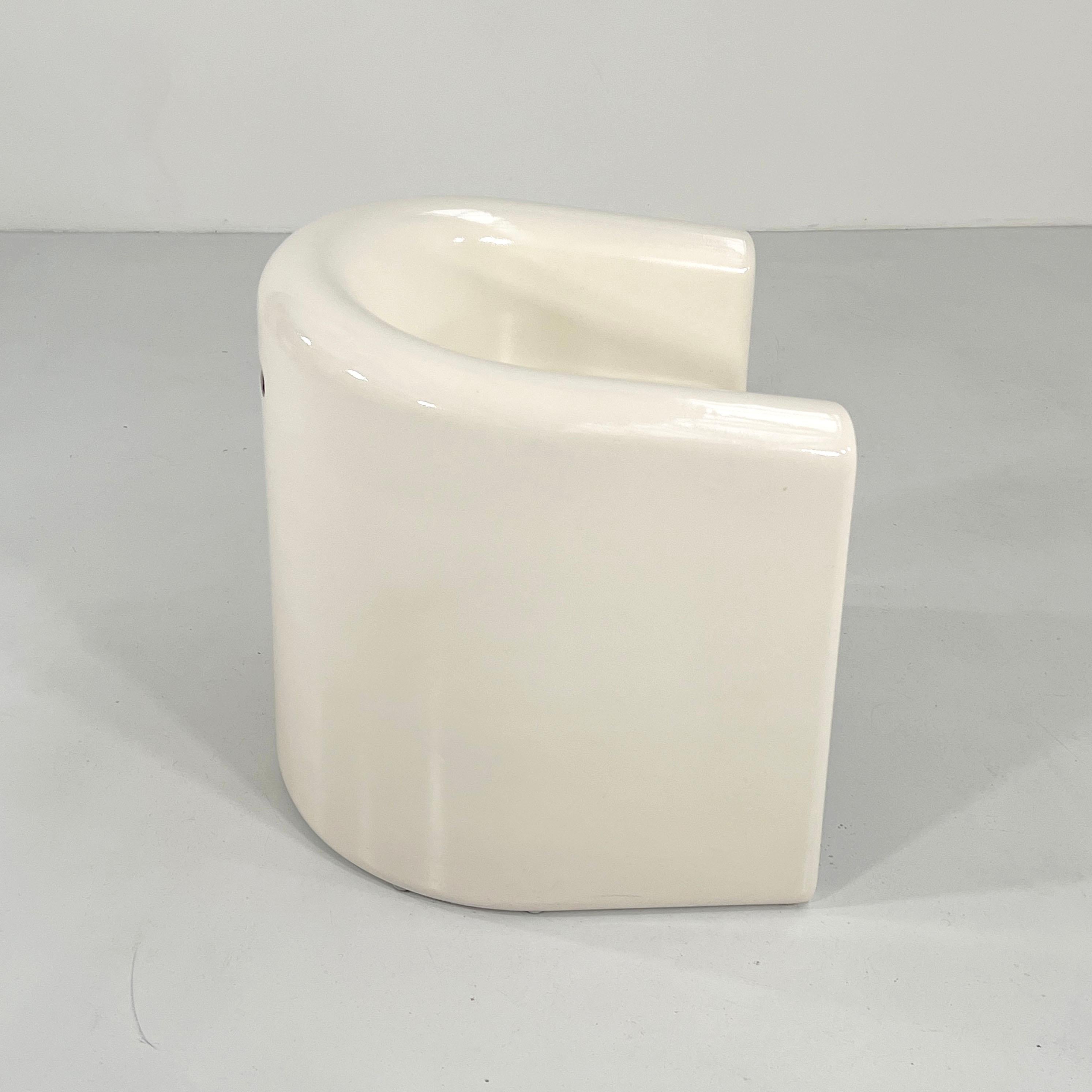 Melaina Fiberglass Chair by Rodolfo Bonetto for Driade, 1980s In Good Condition In Ixelles, Bruxelles