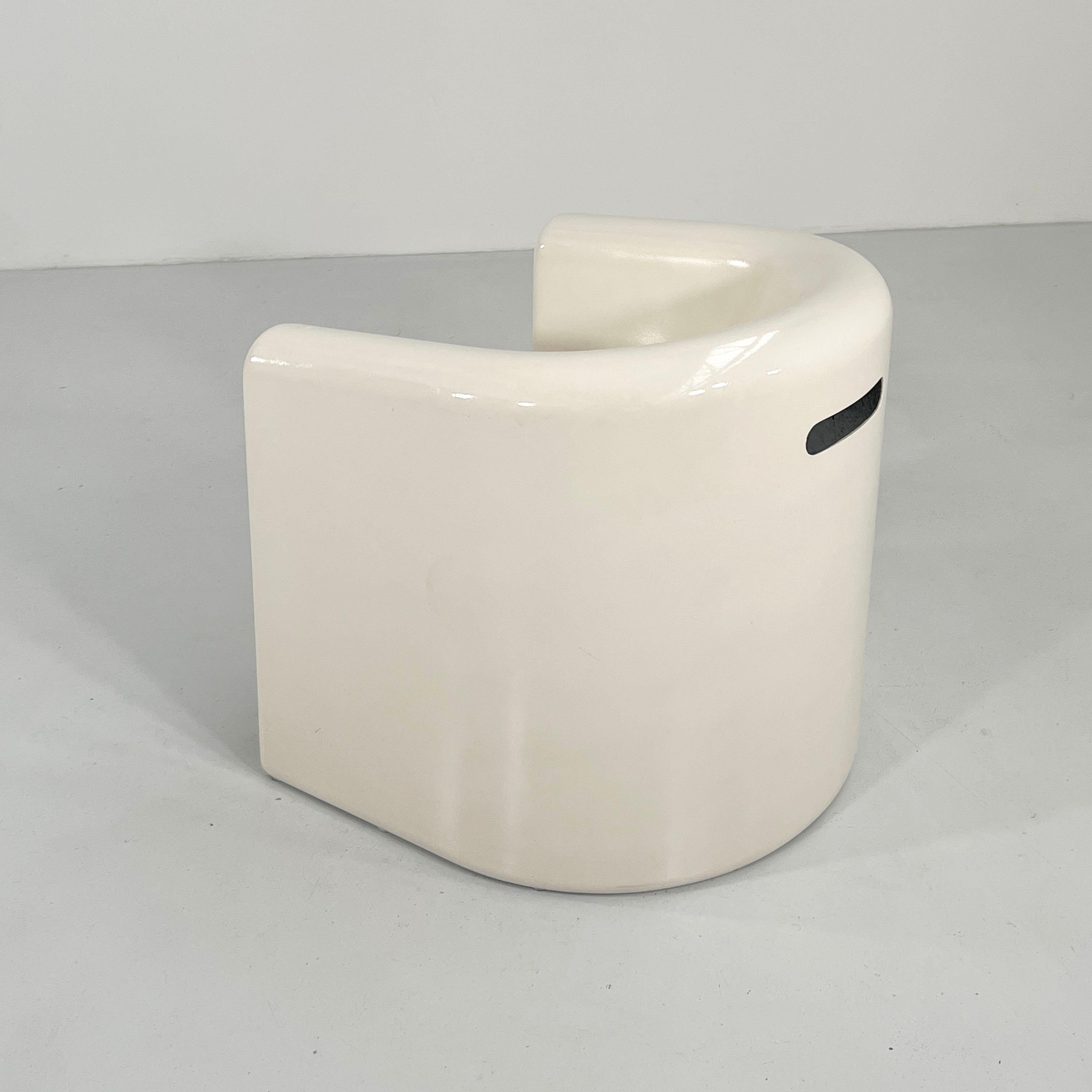 Melaina Fiberglass Chair by Rodolfo Bonetto for Driade, 1980s 1