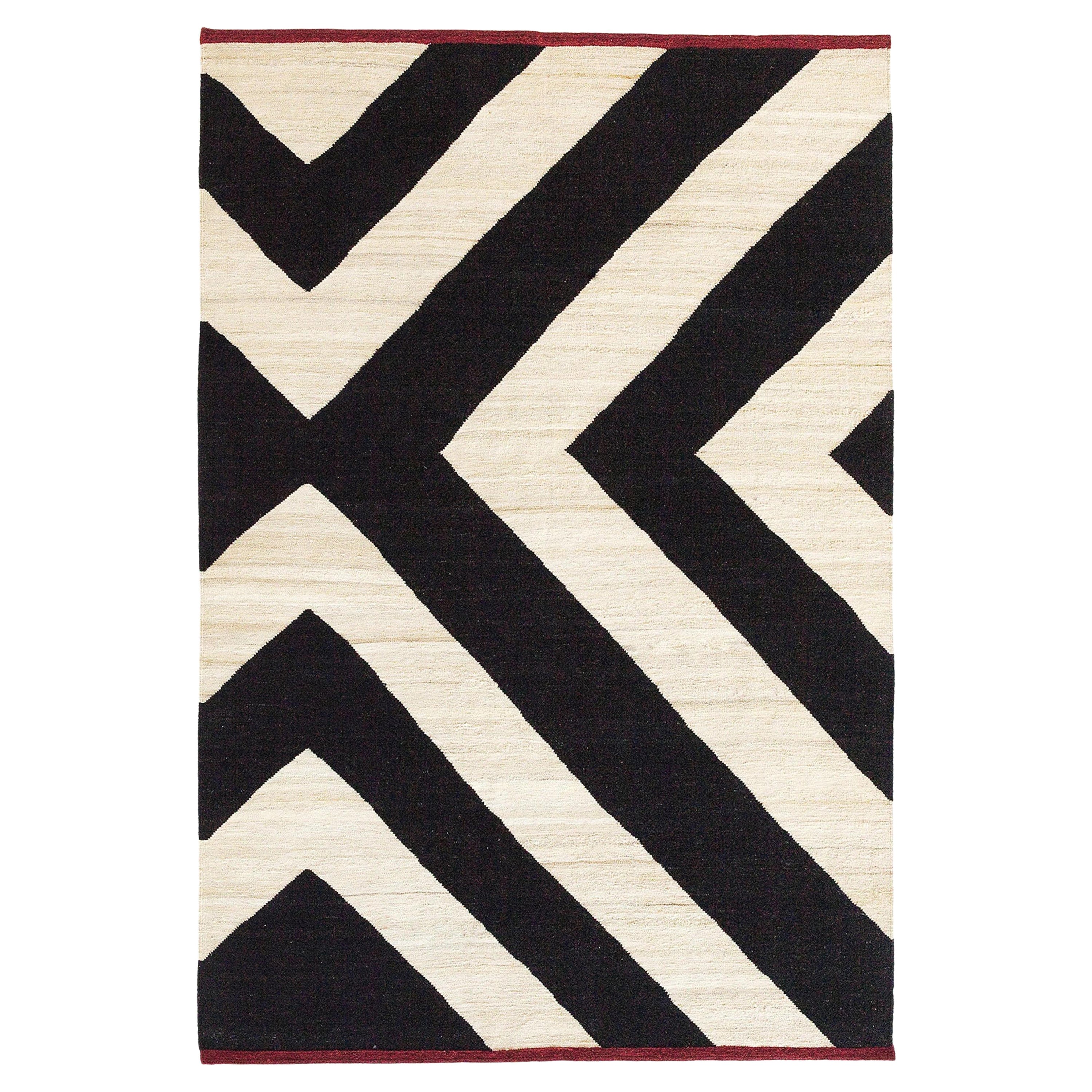 Tapis "Mlange Zoom" tissé à la main par Sybilla pour Nanimarquina en vente