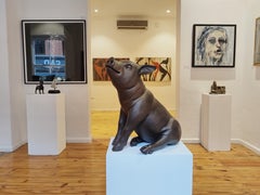 Life Size Limited Edition Ceramic Sculpture "Piglet"