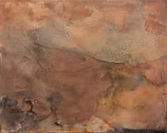 « Une vie vécue » : peinture expressionniste abstraite en techniques mixtes, années 2010, œuvre inédite, 16 x 20