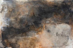 „Excavation“: Gemälde im Stil des abstrakten Expressionismus, Mischtechnik, 2010er Jahre, unvernichtet, 40 x 60