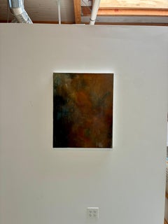 „What Remains“: Gemälde im Stil des abstrakten Expressionismus, Mischtechnik, 2010er Jahre, neu, 30 x 24