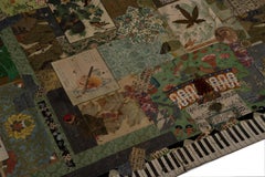 "The Lotus" unframed collage on fine art paper signed by artist Melanie Boone