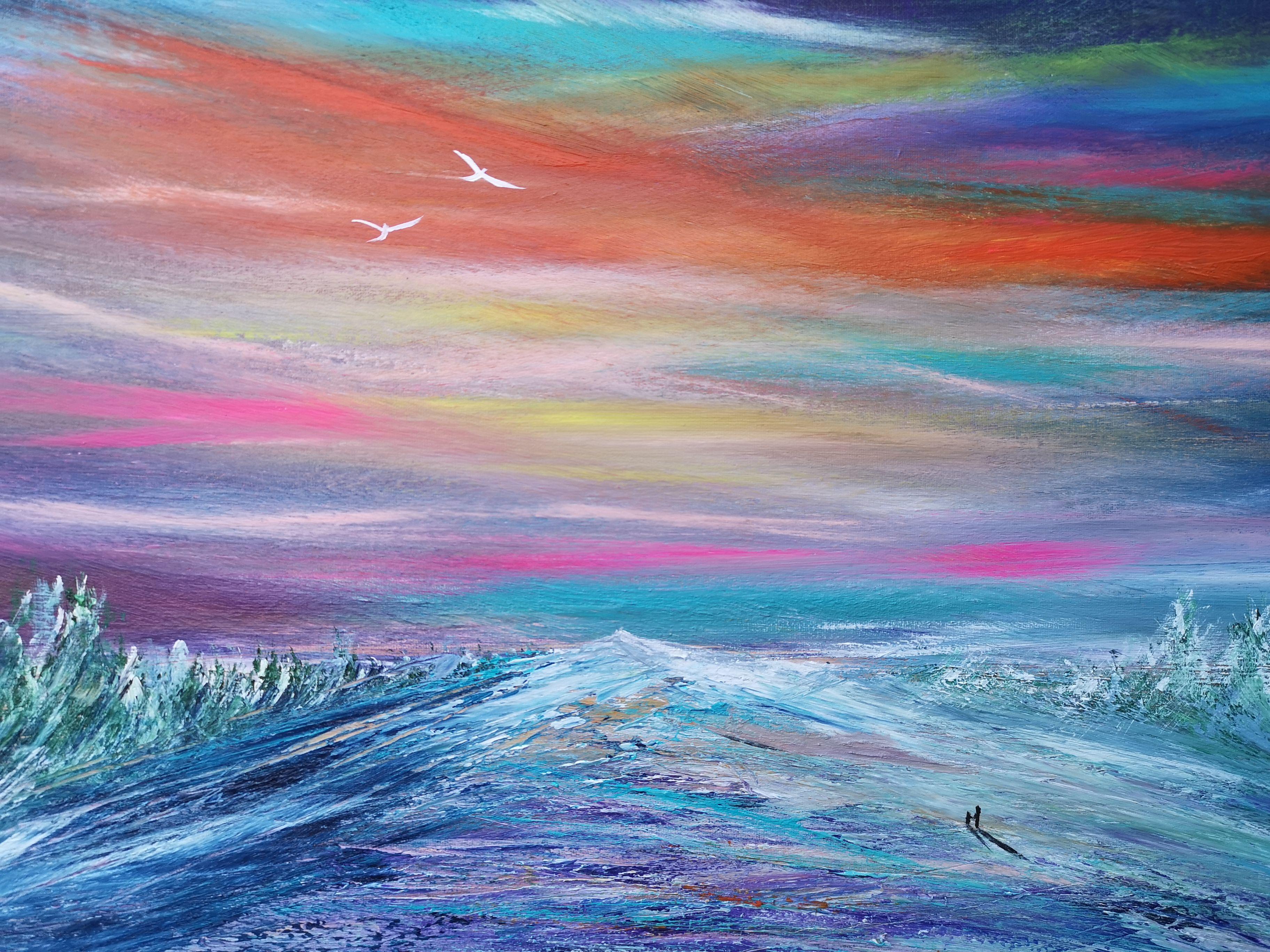 A Winter Wander, Painting, Acrylic on Canvas For Sale 2