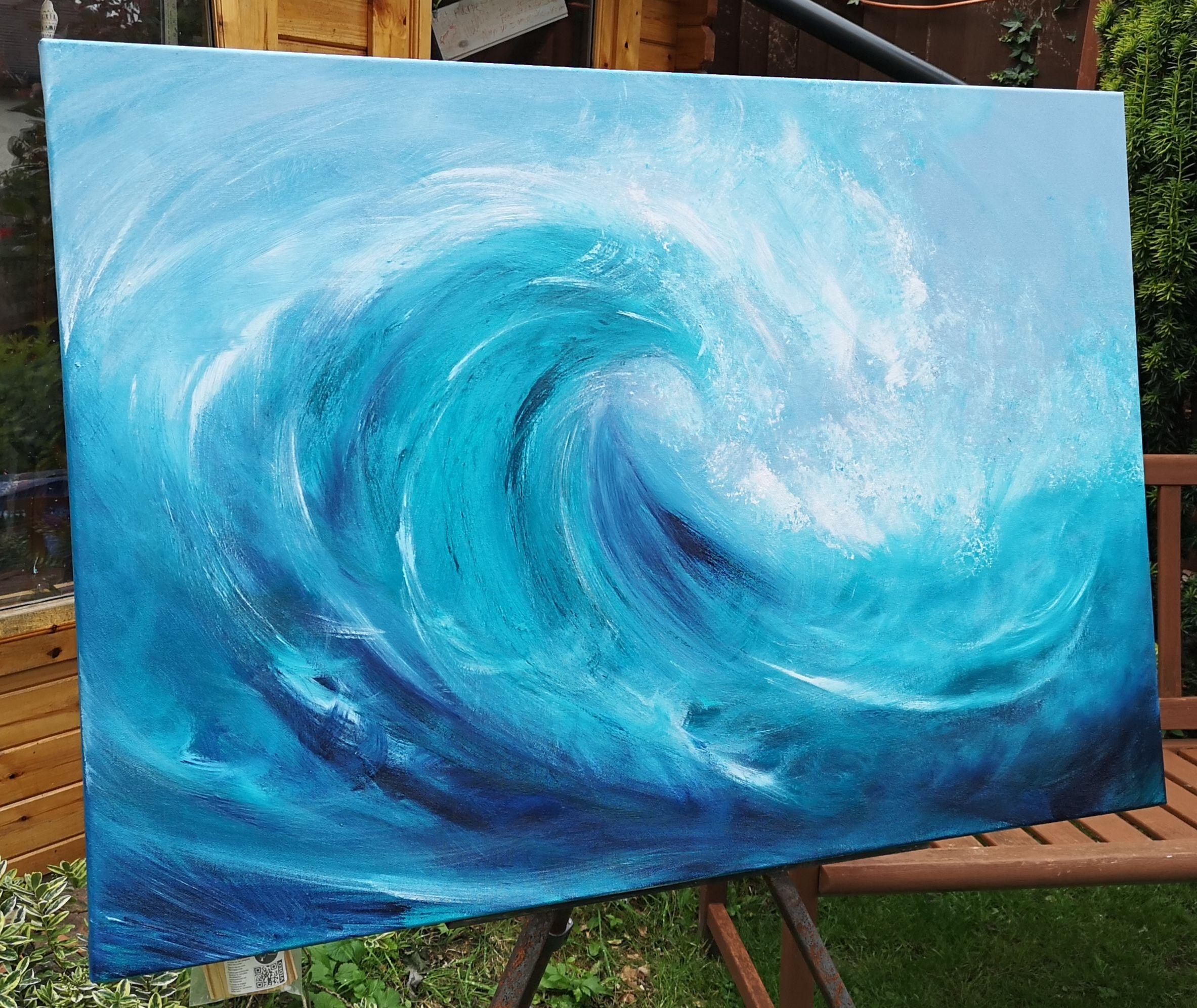 Eine atemberaubende Naturgewalt, inspirierend für jede Wand. Das ist großformatig, inspirierend, voller Bewegung, Textur, Intensität und Emotion. Wer sich für den Kauf dieses Bildes entscheidet, erwirbt pure Emotionen auf Leinwand. Mit den