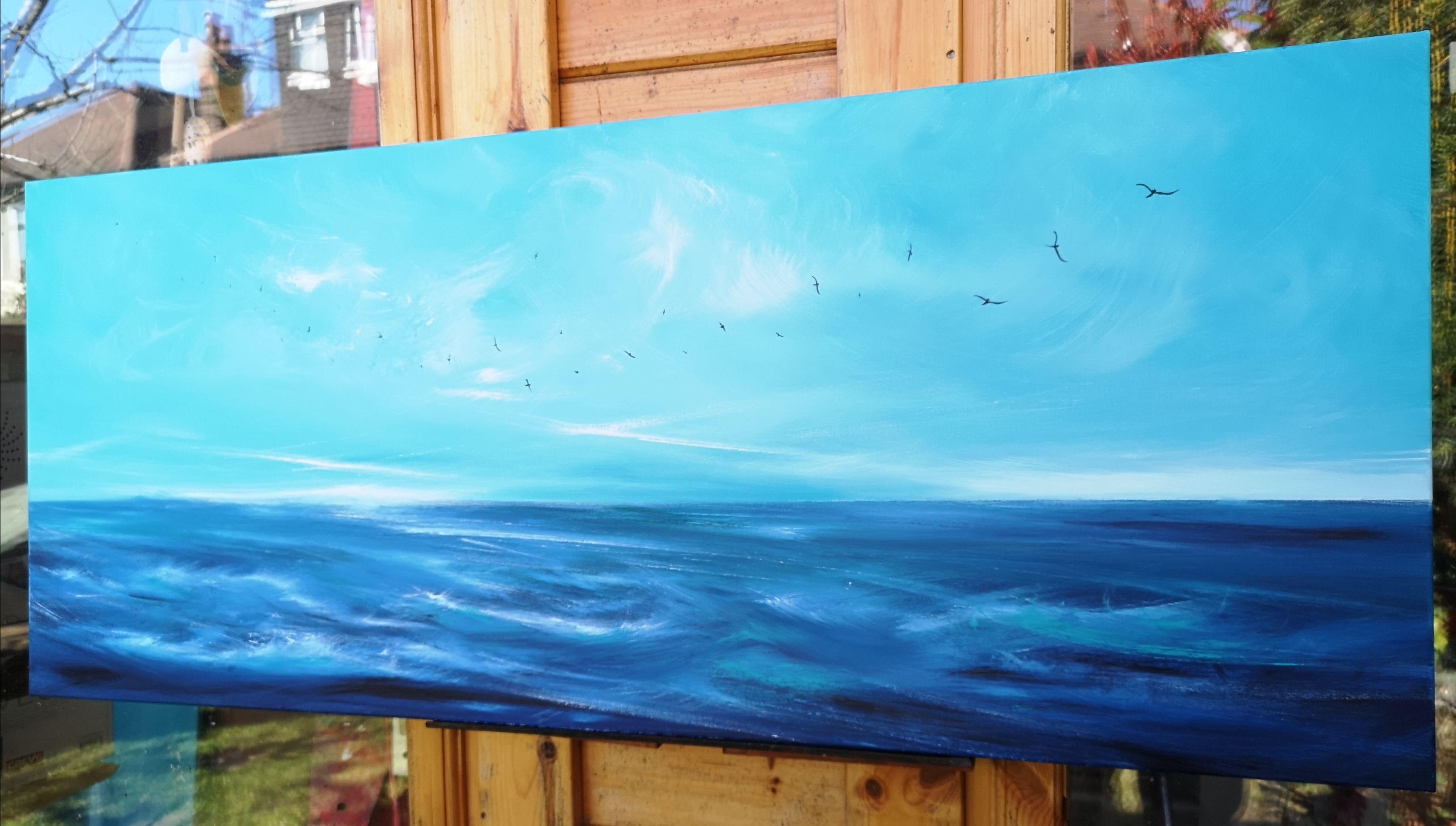 Blues fresco, Pintura, Acrílico sobre lienzo en venta 2