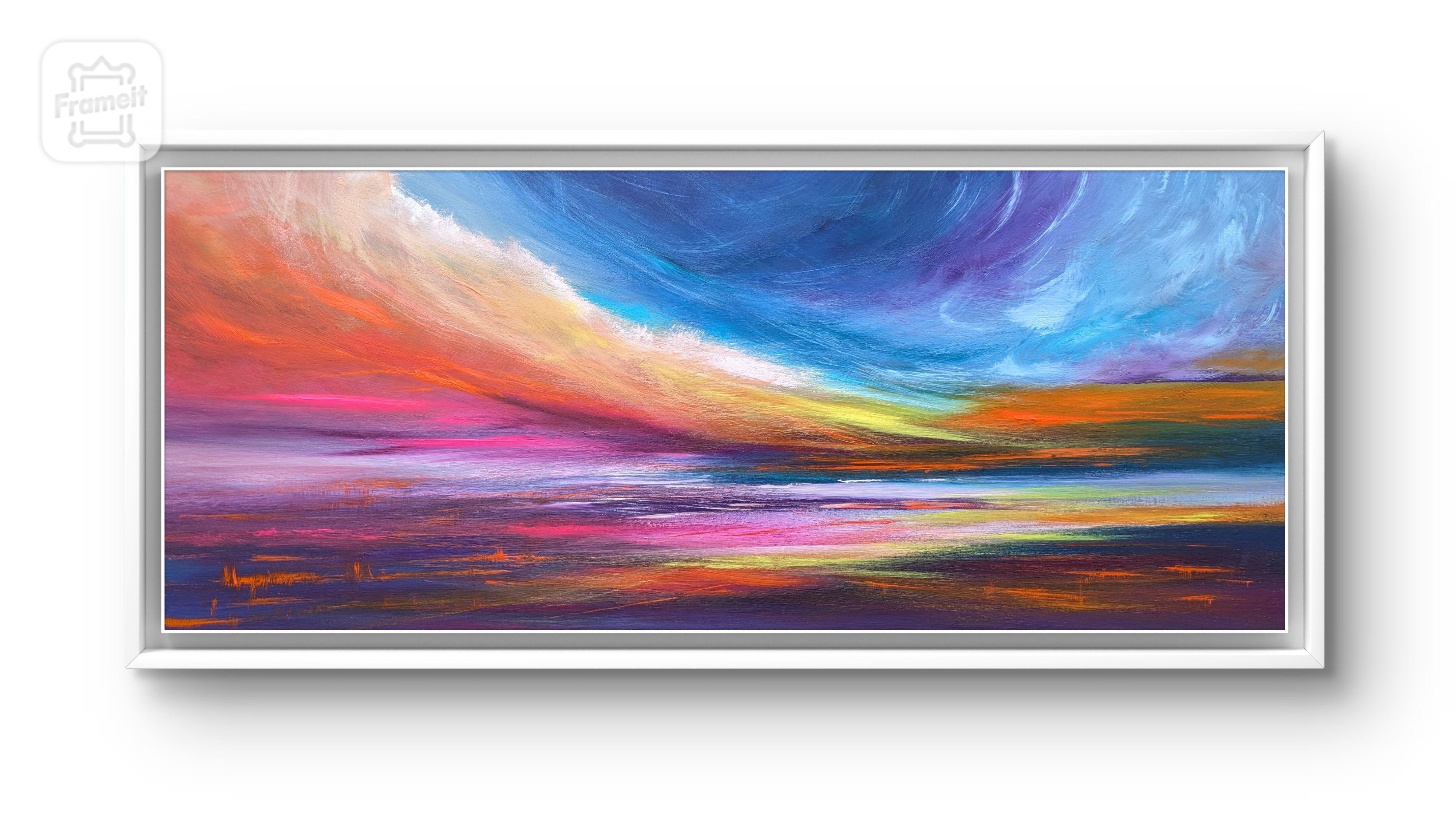 Fusión, Pintura, Acrílico sobre lienzo - Painting Contemporáneo de Melanie Graham