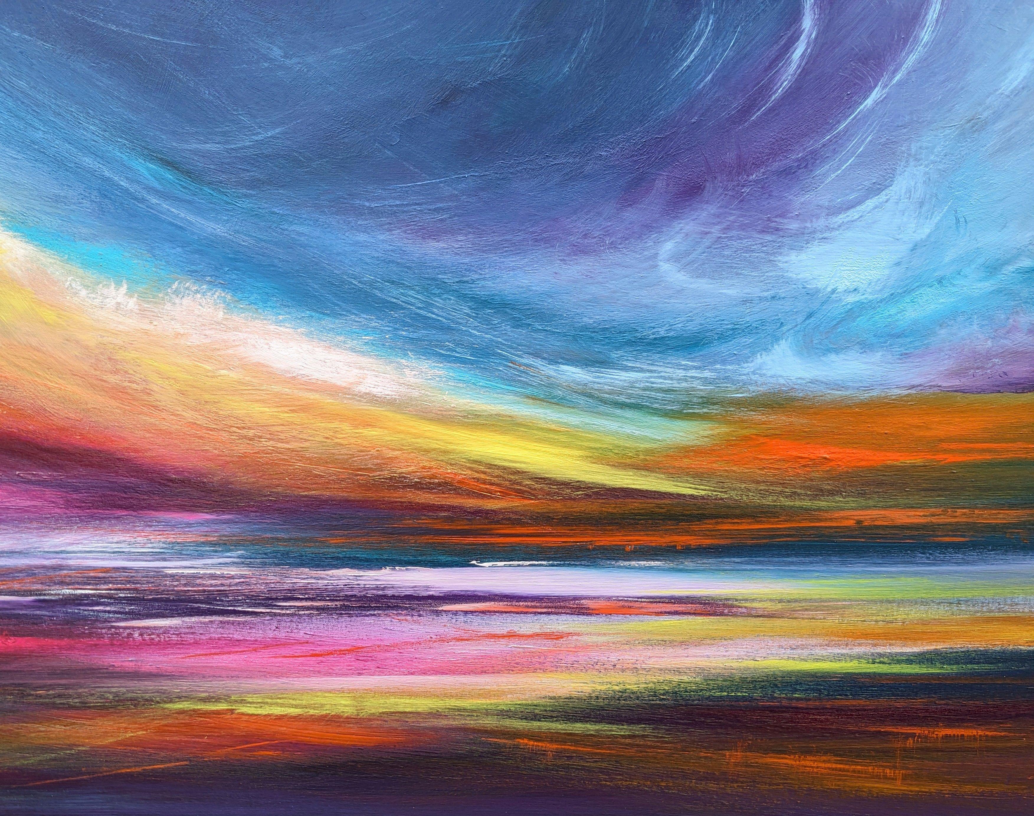 Fusión, Pintura, Acrílico sobre lienzo en venta 1