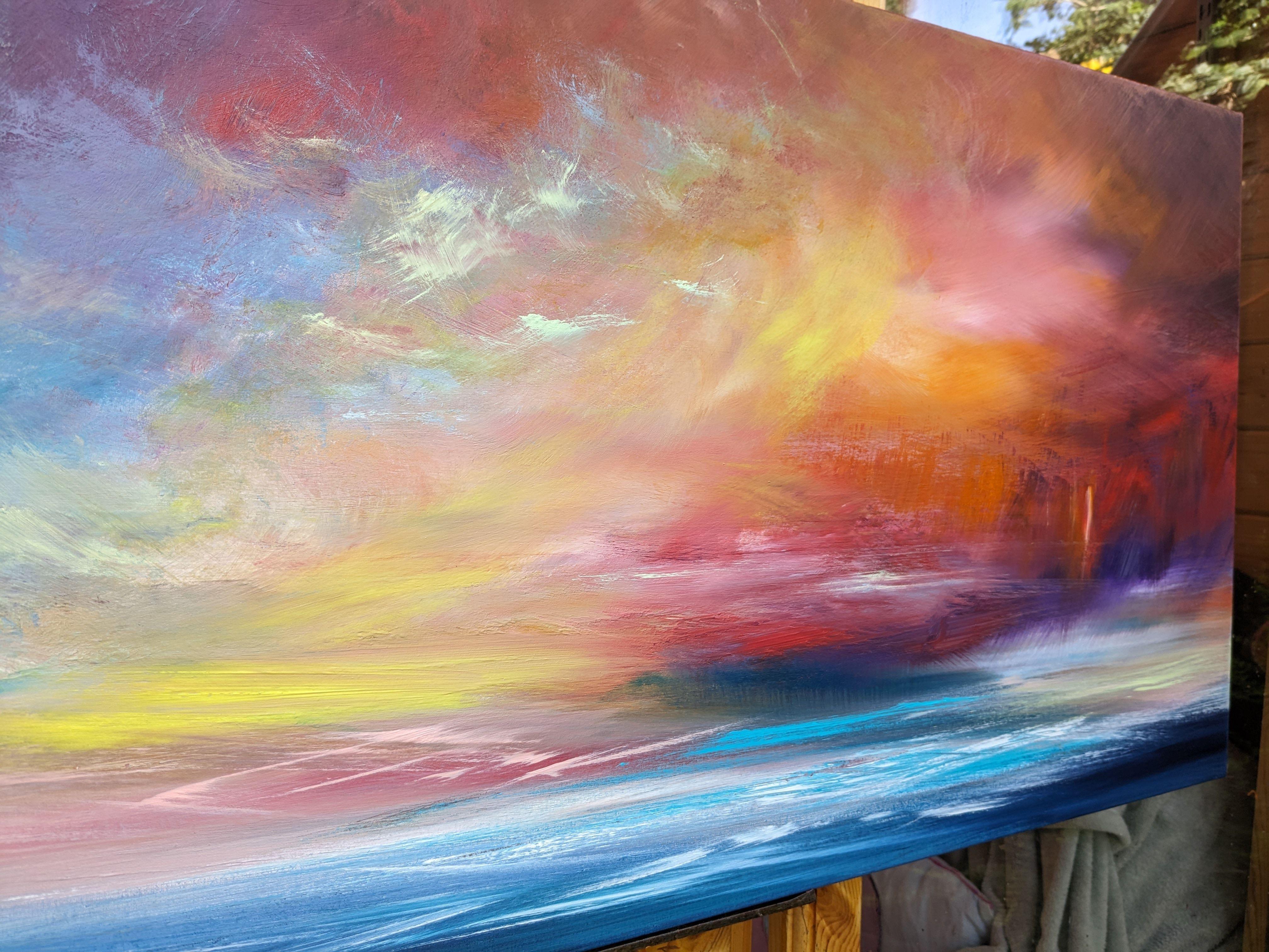 I'm Still Here - Paesaggio marino panoramico mozzafiato, Pittura, Acrilico su tela - Painting Altro stile artistico di Melanie Graham