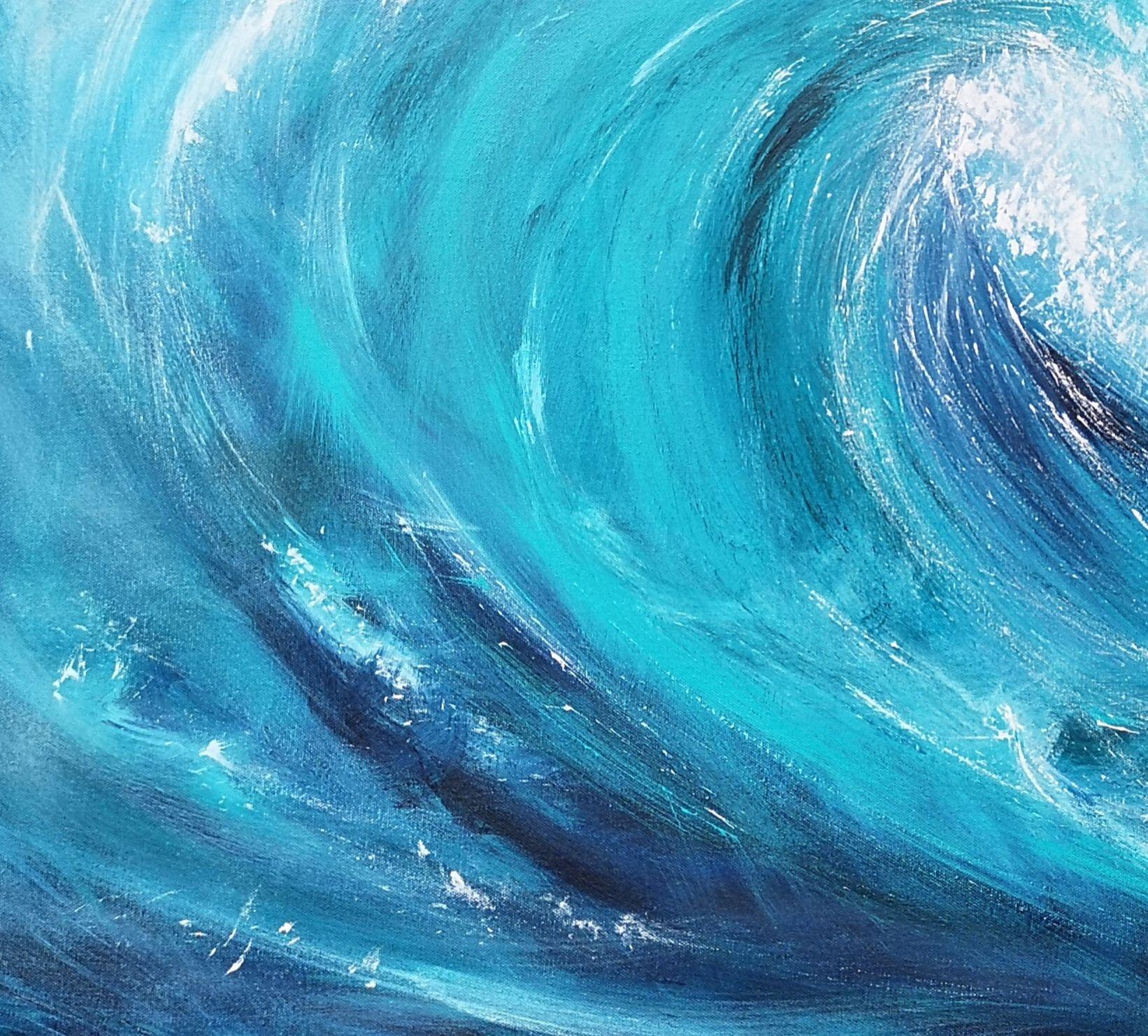 The Big Surf, Peinture, Acrylique sur Toile 1