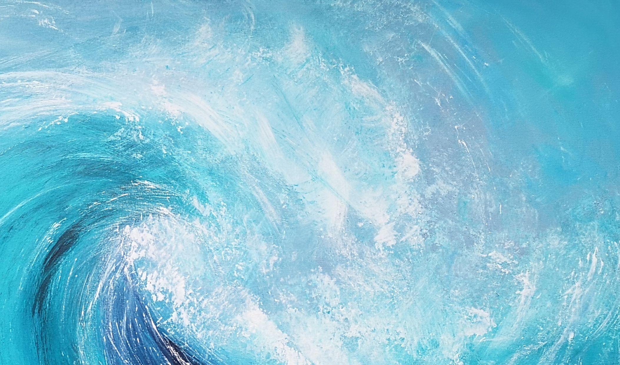 The Big Surf, Peinture, Acrylique sur Toile 2