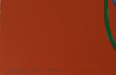 Summer (Blauer Korallenholz), Blumendruck von Melanie Greene