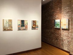 Kitchen Skirt, impressionist interior and still life painting