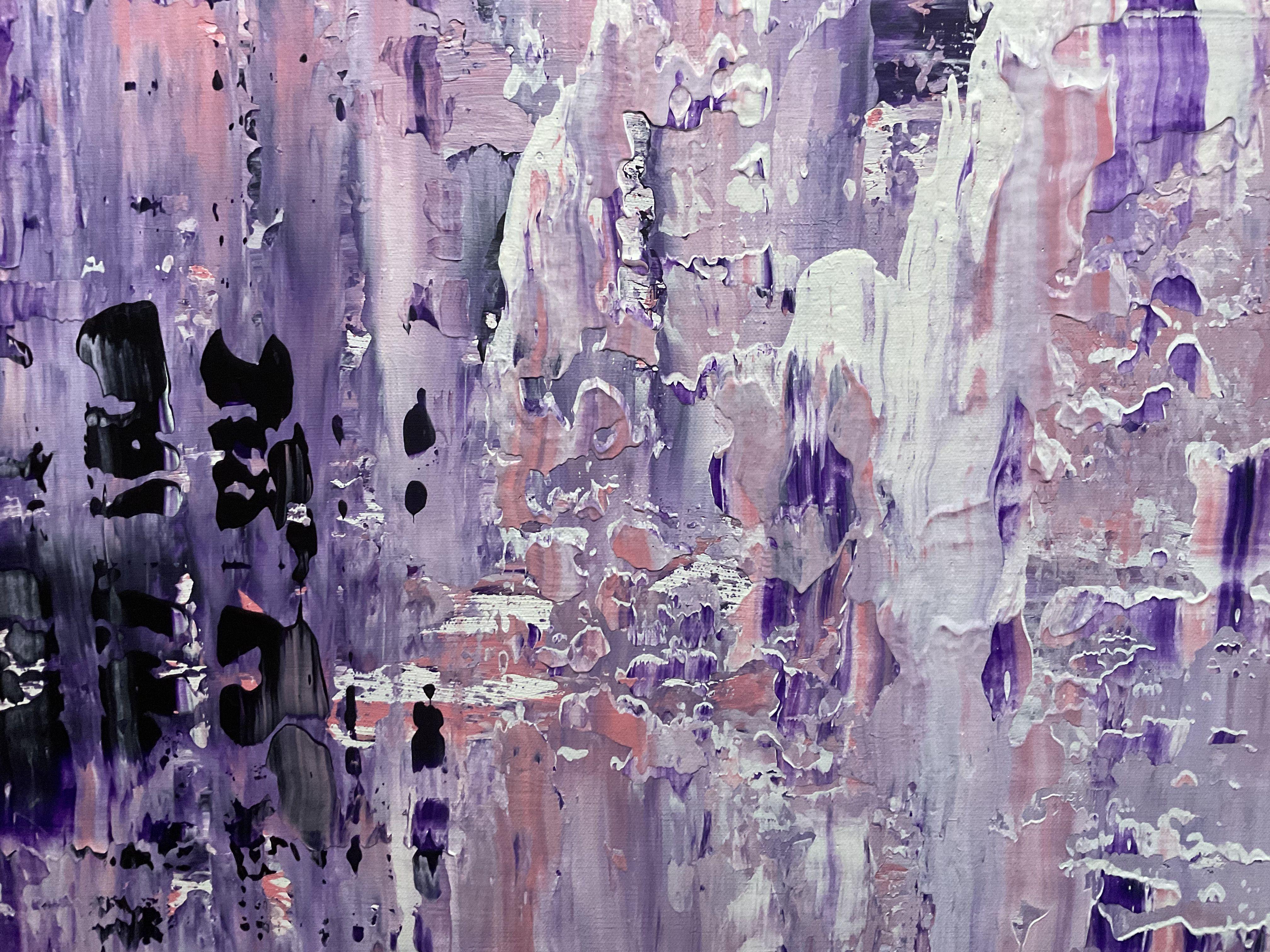 Original abstract painting, acrylic on canvas, created in 2024, 36