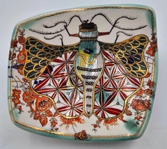 Vintage Moth XI Dish (hand-painted)