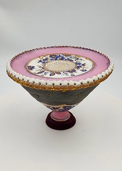 Cake Stand (Hand-painted, Decals, Gold Luster, Baroque, Rococo, ~32% OFF)