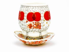 Cup with Saucer Set “Red”