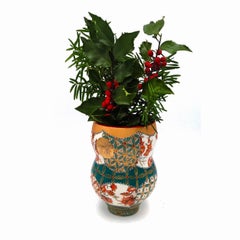 Jarrón pequeño (HECHO A MEDIDA) (Pintado a mano, hecho a mano, porcelana)