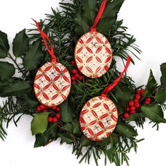 Three (3) Ornaments (Medium) (MADE TO ORDER) (~50% OFF - LIMITED TIME ONLY)