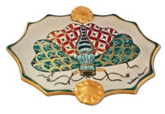 Vintage Moth III (Made-to-order, Hand-Painted, Gold Luster, Vintage Imagery)