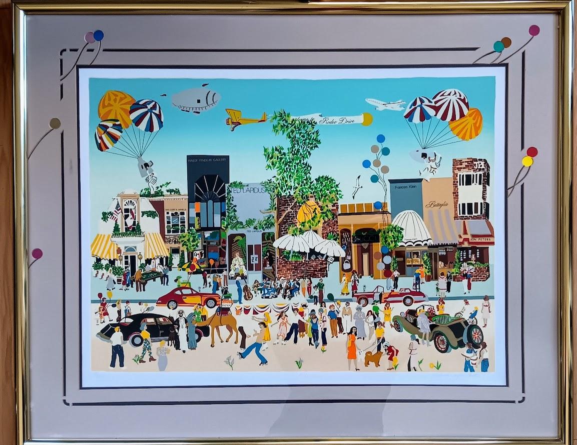 Rodeo Drive, Serigraph by Melanie Taylor Kent - Print by Melanie Taylor Kent 