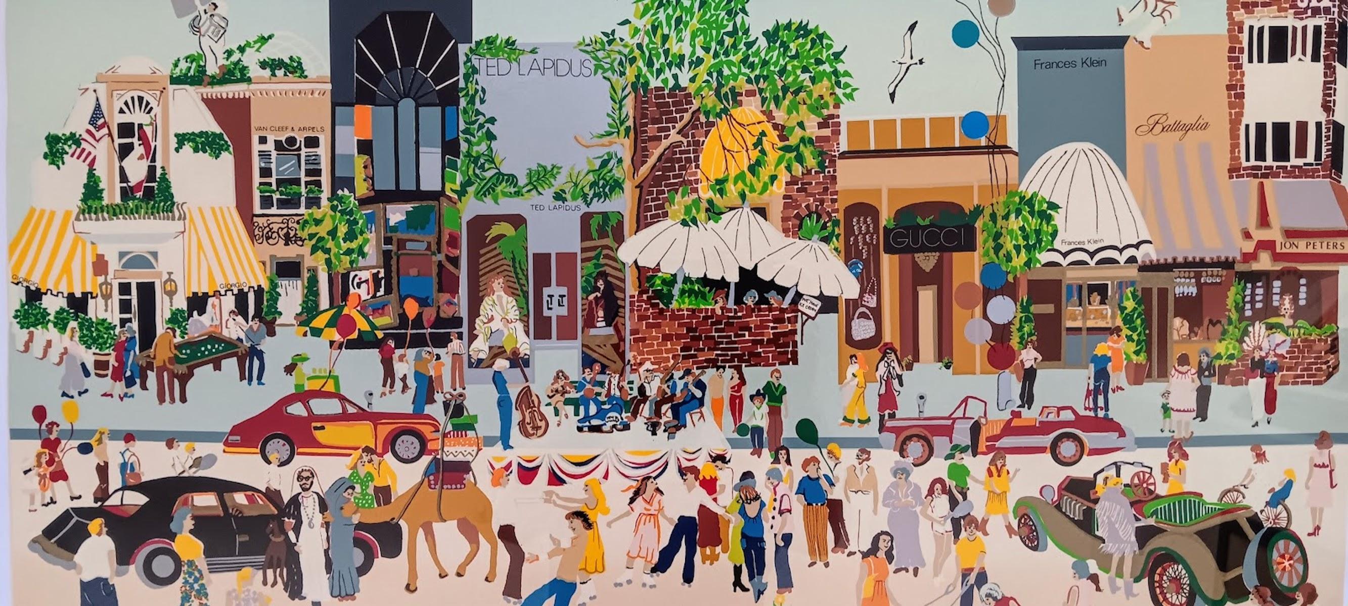 Rodeo Drive, Serigraph by Melanie Taylor Kent 2