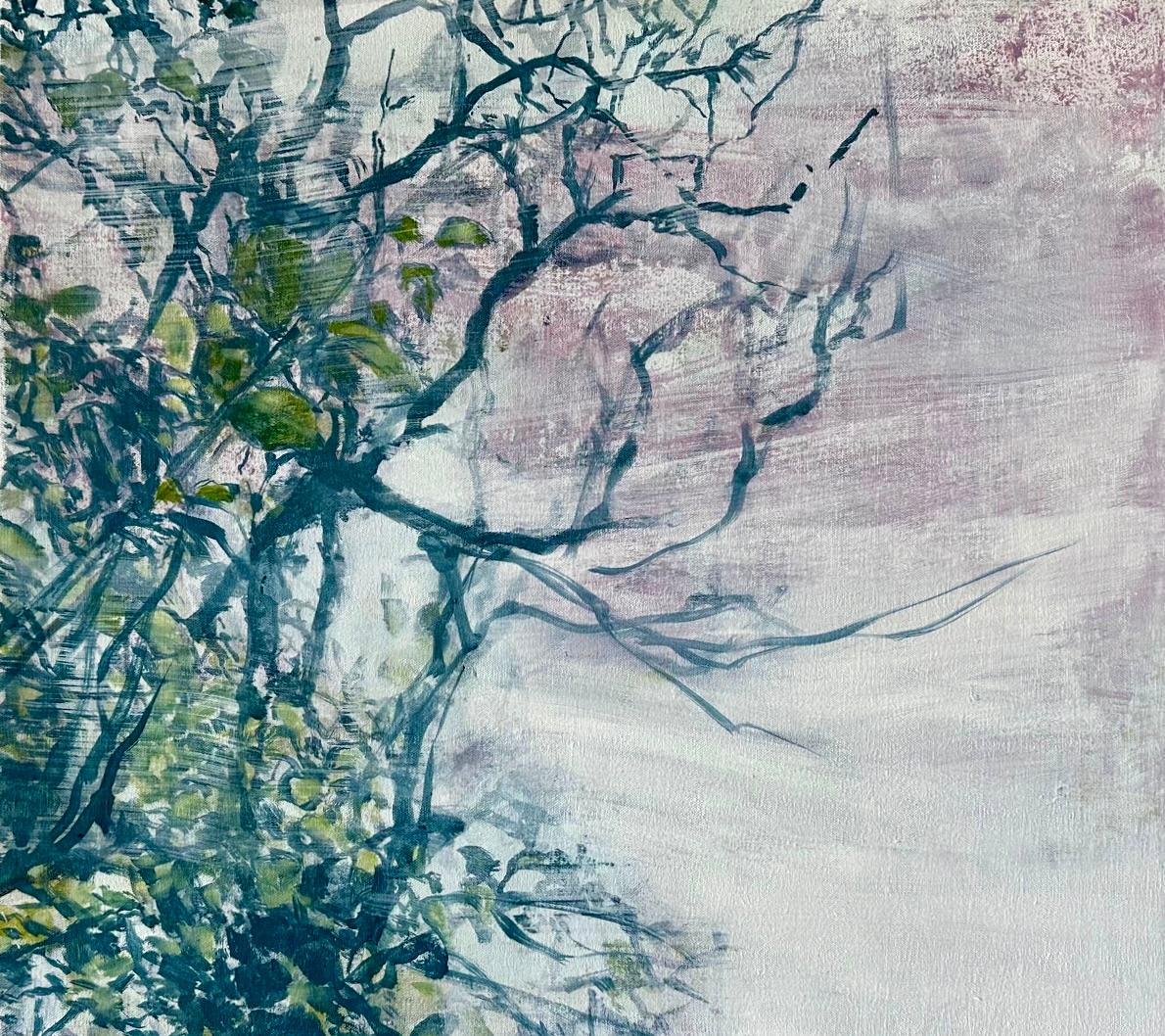 20 x 22, oil on canvas
additional images upon request 

about the artist:

Melanie Taylor’s painting and drawing is an exploration of concurrent and divergent time. The conjunction of the gestural mark with the illusion of space and light incites a