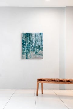 Abstract Landscape Painting by Melanie Taylor "Therethrough" (oil on canvas)