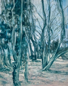 Abstract Landscape Painting by Melanie Taylor "Therethrough" (oil on canvas)