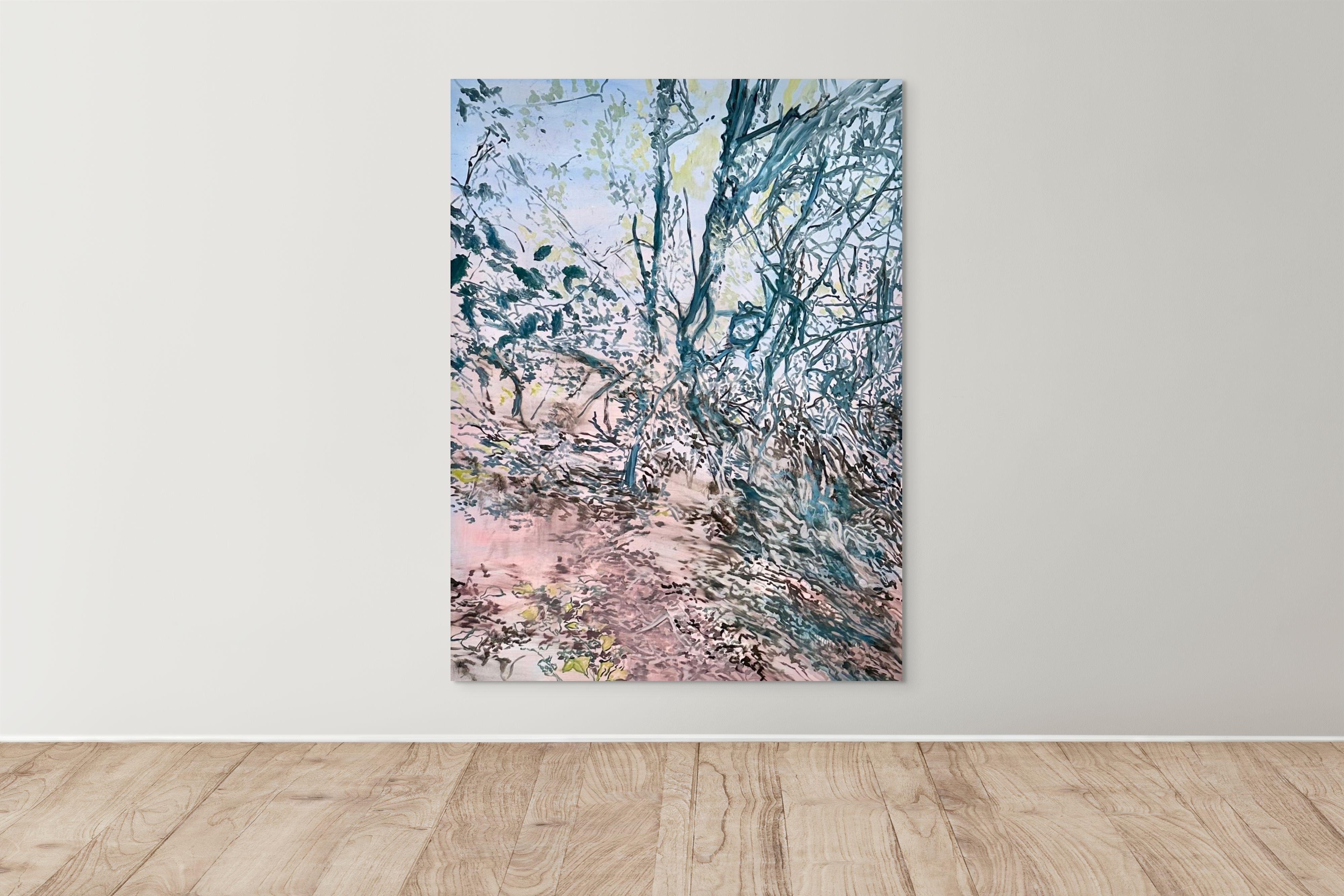 Abstraktes Landschaftsgemälde von Melanie Taylor „Within Reach“ (Öl auf Leinwand) im Angebot 1