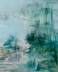 Abstract Landscape Painting by Melanie Taylor "Hindsight" (oil on canvas)