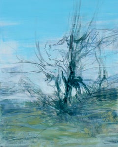 Abstract Landscape Painting by Melanie Taylor "Wisp" (oil on canvas)