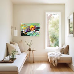 Indak - Colorful Vibrant Whimsical Contemporary Mixed Media Figurative Artwork