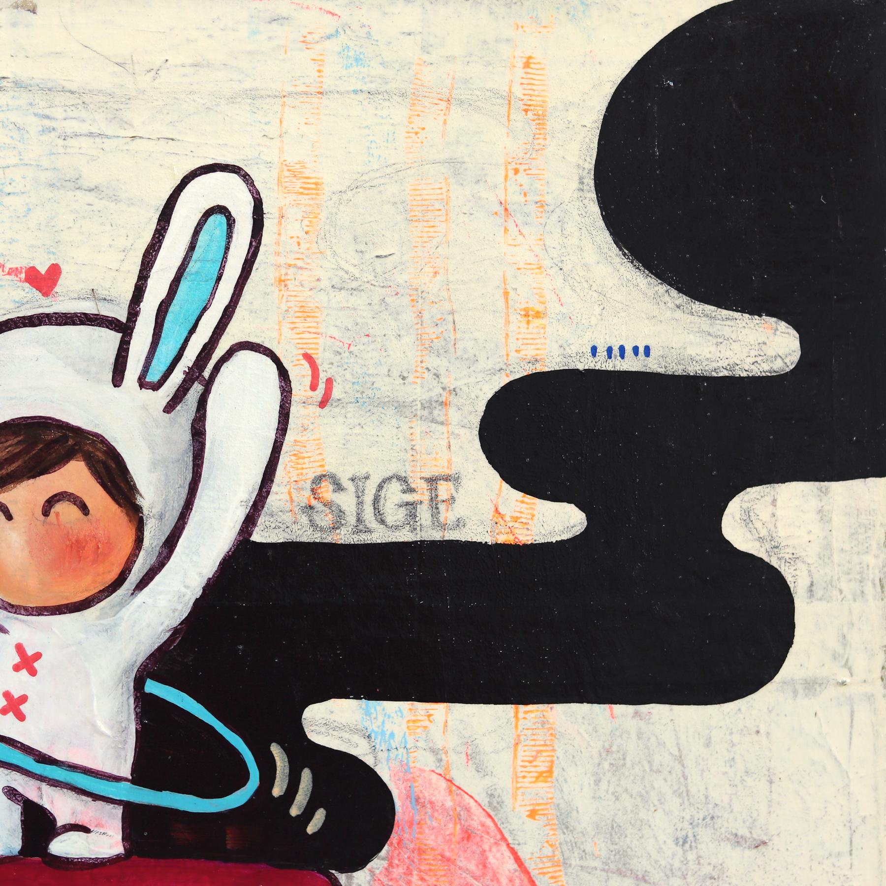 Melanie Tiongson lädt die Betrachter mit ihren fesselnden Kunstwerken in eine Welt voller Spaß und Laune ein. Inspiriert von der philippinischen Folklore und der grenzenlosen Fantasie ihrer Kinder, strahlen Tiongsons Figuren Neugier und Freude aus.