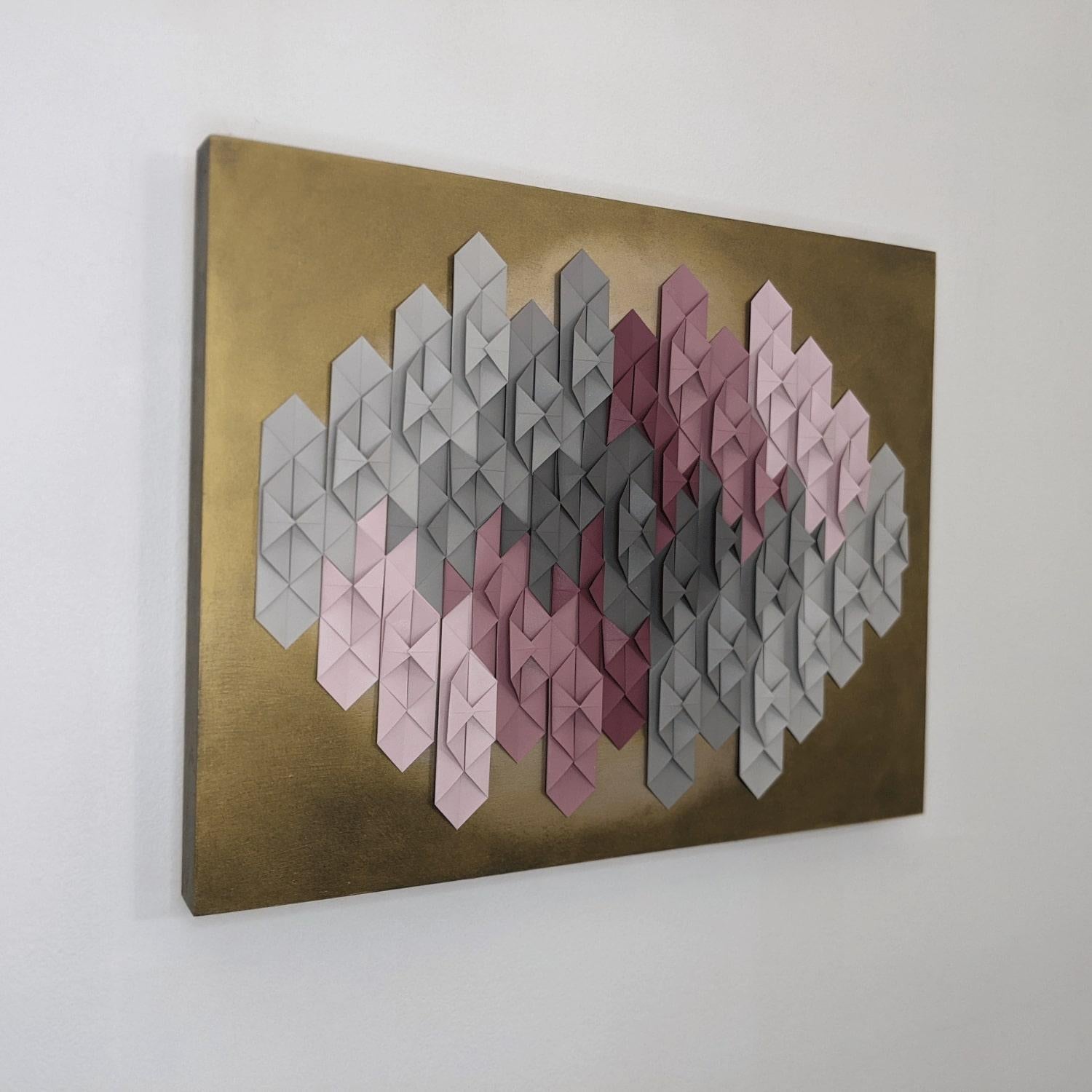 From Dream to Dust Vol. II
20.0 x 16.0 x 1.5, 10.0 lbs 
Acrylic Paint, Archival Paper, Wood Panel
Hand signed by artist 

Artist's Commentary: 
