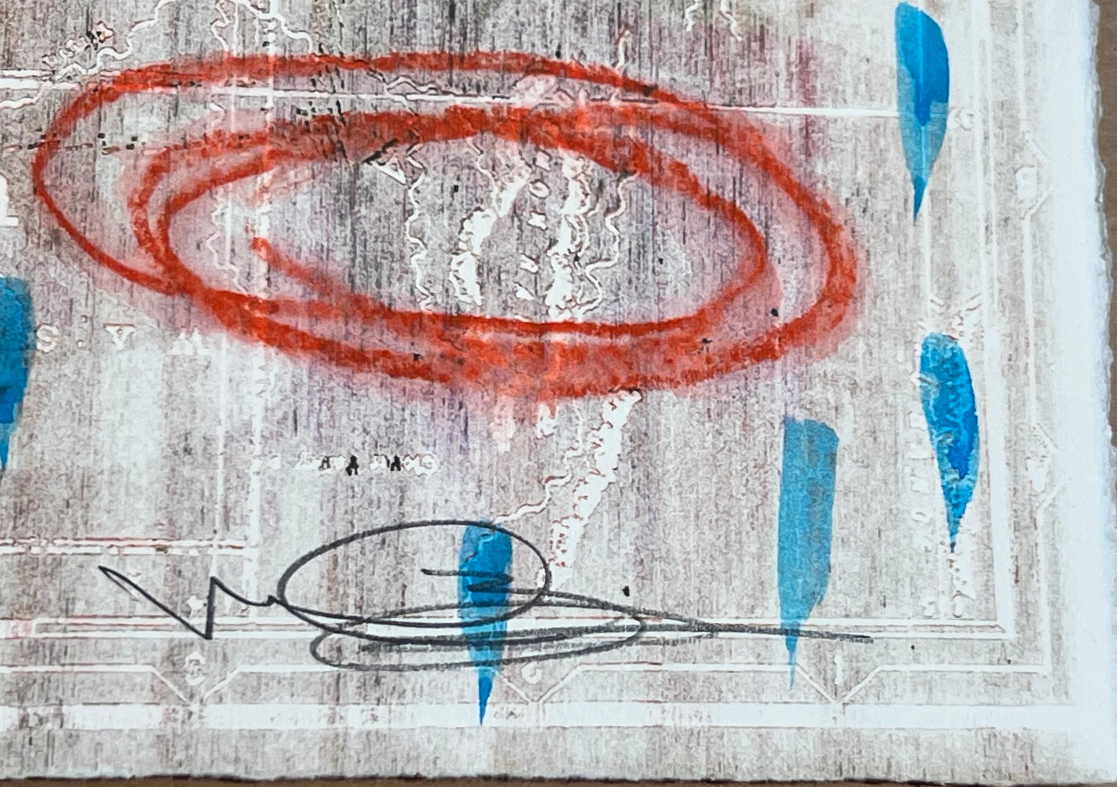 Knowing Some History, mixed media monotype, by Melanie A Yazzie, Navajo, unique For Sale 2