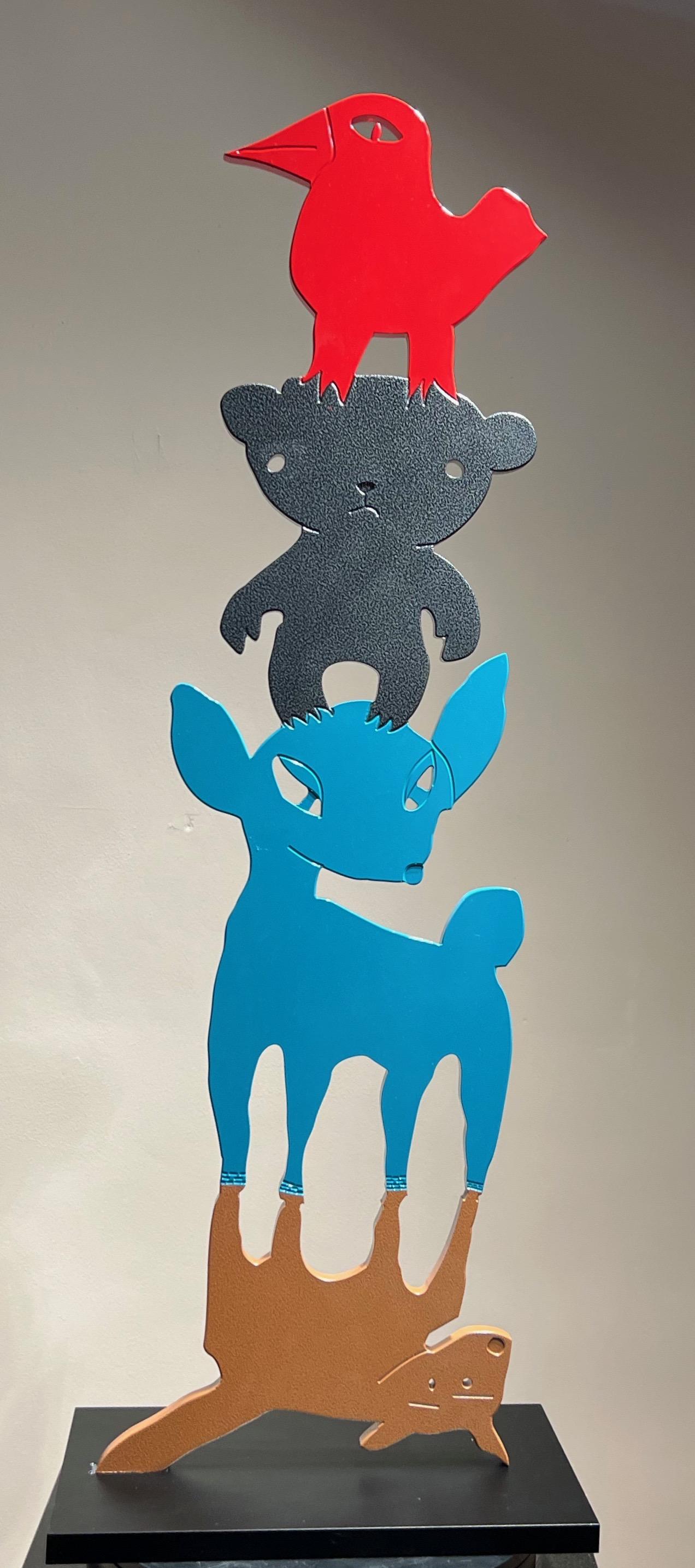Animal Stack - They Help Each Other, sculpture by Melanie Yazzie multi-color

limited edition sculpture 40
Contact the gallery for completion times and delivery schedule.

As a printmaker, painter, and sculptor, my work draws upon my rich Diné