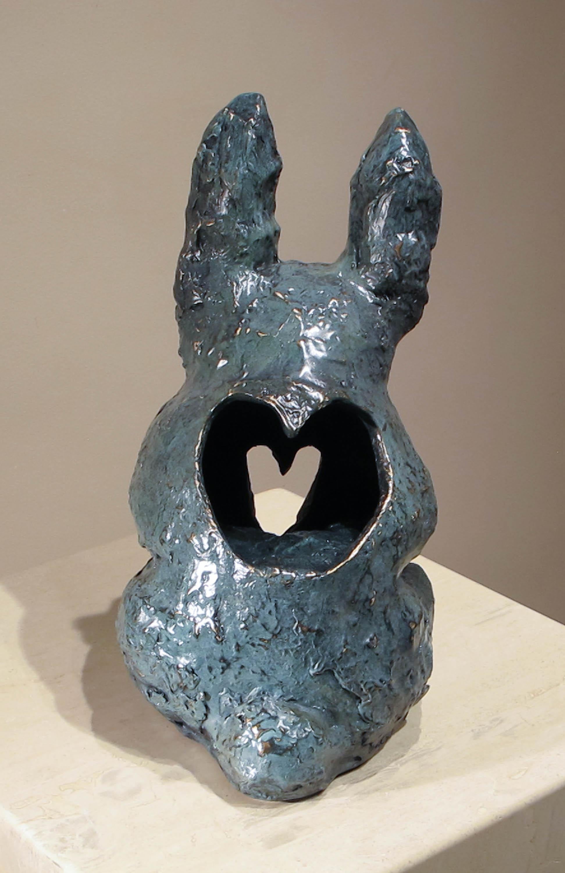 Little Blue Yazzie Sits at the Ganado Post Office,bronze sculpture, Navajo bunny

This sculpture is on order from the foundry. Contact the gallery for delivery times and to place an order 

limited edition of 15