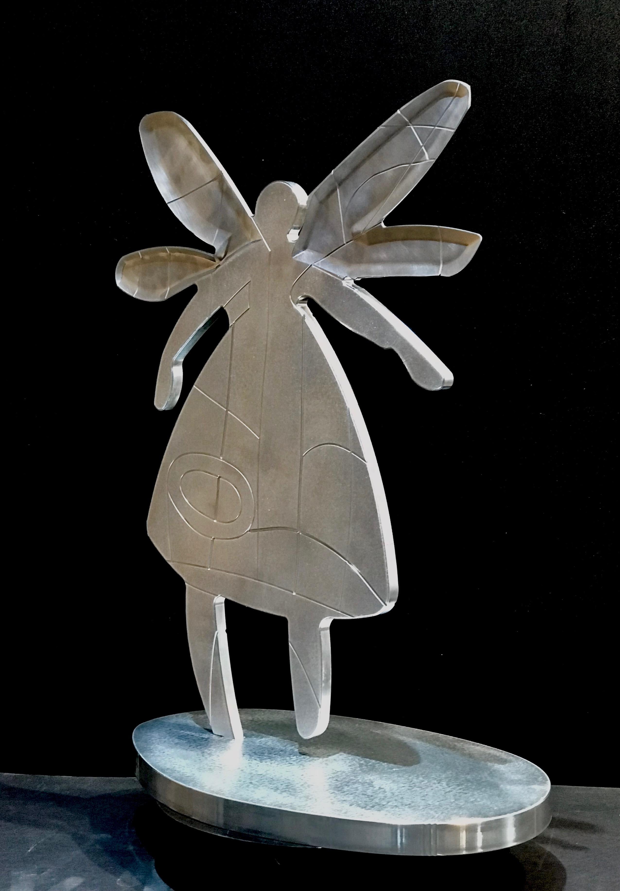 Serie Pollinator-Wasserfrau Pollinator, Aluminiumskulptur von Melanie A. Yazzie, Navajo (Zeitgenössisch), Sculpture, von Melanie Yazzie