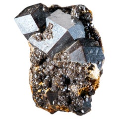 Melanit-Granatkristall aus der Mine Ojos Españoles, Chihuahua, Mexiko