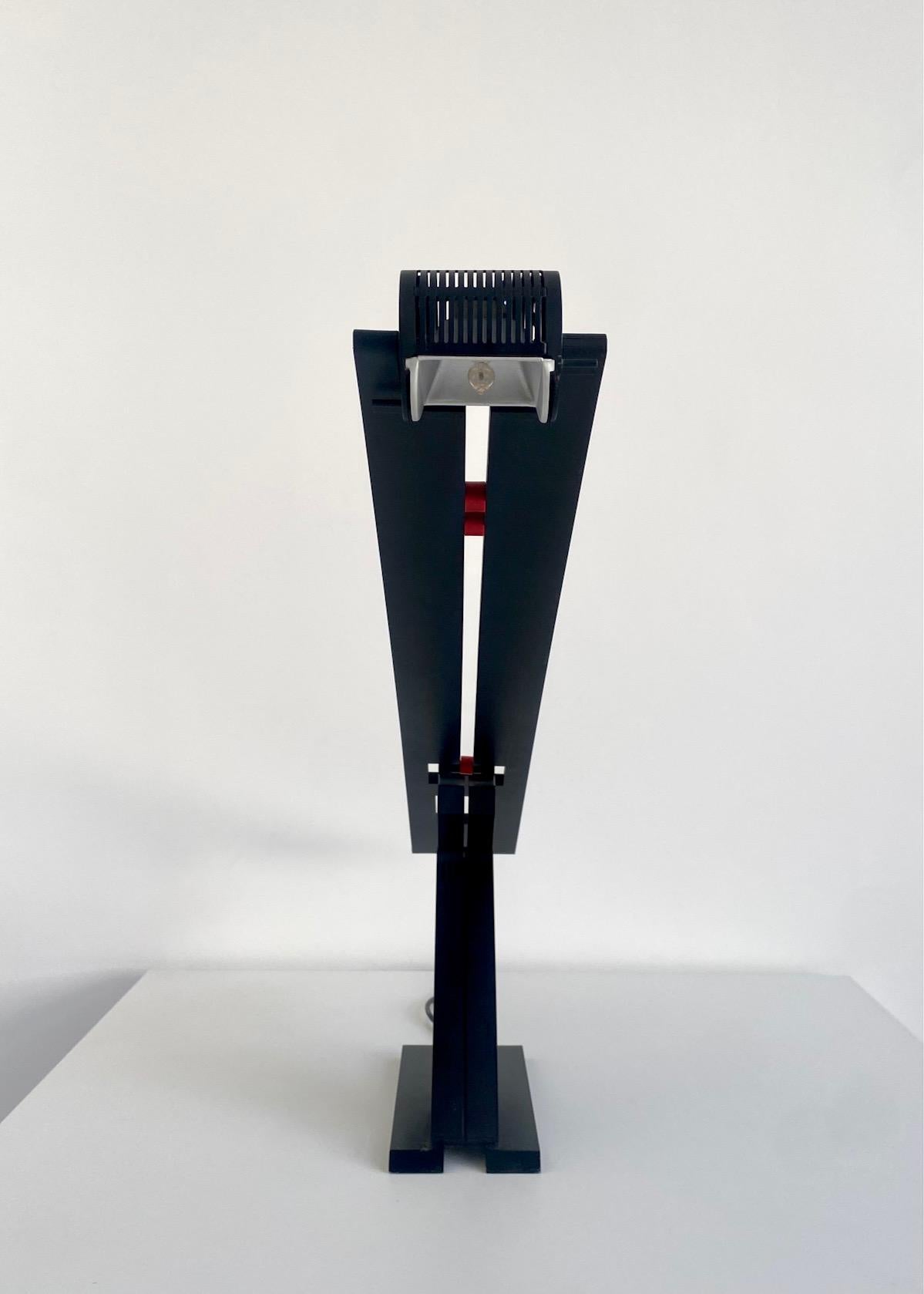 Melanos Table Lamp by Mario Botta for Artemide, 1980s For Sale 6