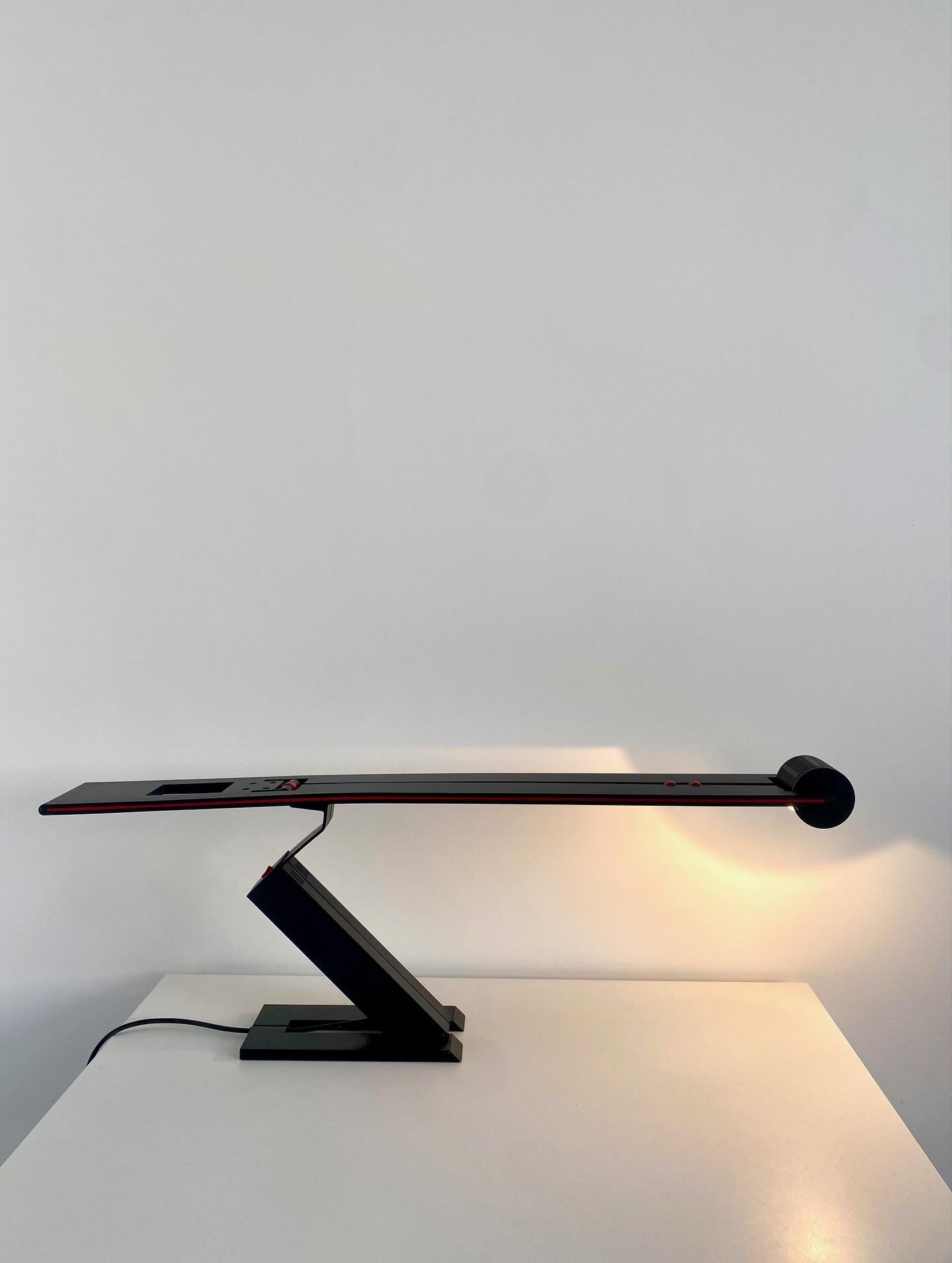 Late 20th Century Melanos Table Lamp by Mario Botta for Artemide, 1980s For Sale