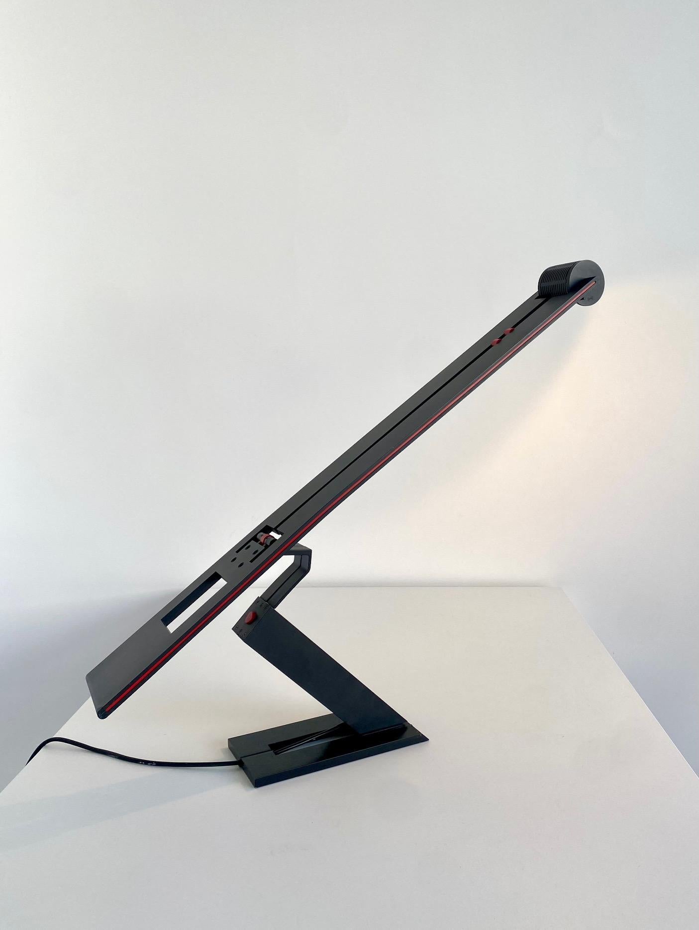 Melanos Table Lamp by Mario Botta for Artemide, 1980s For Sale 1
